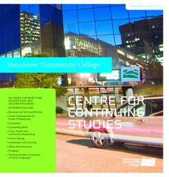 2008 Winter VCC Centre for Continuing Studies Calendar