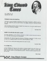 King Edward Times Volume 23, Number 122, September 20, 1990