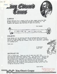 King Edward Times Volume 17, Number 35, December 1, 1988