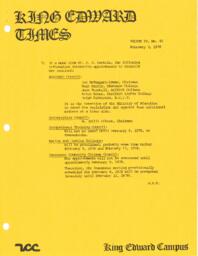 King Edward Times Volume 4, Number 42, February 3, 1978