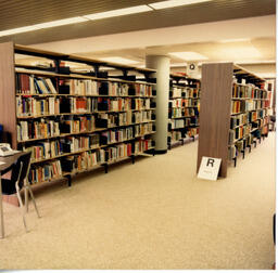 Stacks at King Edward campus library