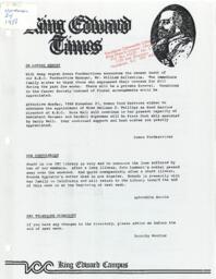 King Edward Times Volume 17, Number 34, November 24, 1988