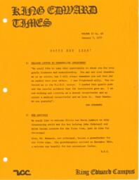 King Edward Times Volume 2, Number 68, January 7, 1977