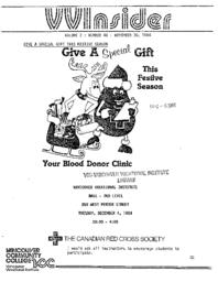 VVInsider Volume 2, Number 48, November 30, 1984
