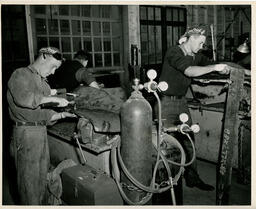 Hammer and dolly, ca. 1949