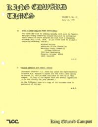 King Edward Times Volume 5, Number 15, July 14, 1978