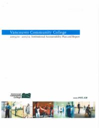 VCC 2009/10 - 2011/12 Institutional Accountability Plan and Report