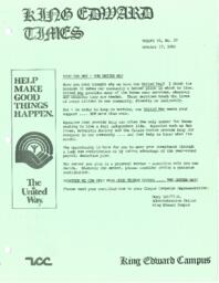 King Edward Times Volume 6, Number 27, October 17, 1980