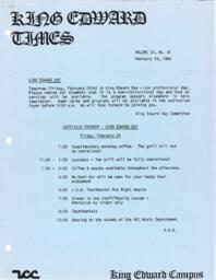 King Edward Times Volume 9, Number 41, February 23, 1984