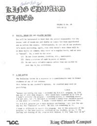 King Edward Times Volume 2, Number 49, August 13, 1976