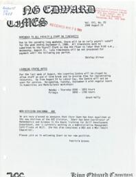 King Edward Times Volume 16, Number 20, August 25, 1988