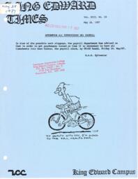 King Edward Times Volume 13, Number 09, May 28, 1987