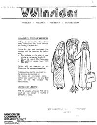 VVInsider Volume 6, Number 15, October 20, 1988