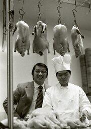 Asian Culinary Arts instructor and student in butchery