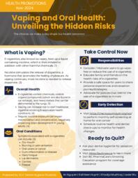 Vaping and oral health: Unveiling the hidden risks