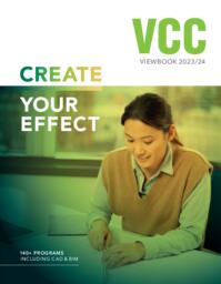 VCC Viewbook 2023/24: Create your effect