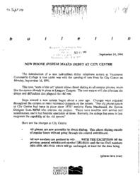 Spectrum Bulletin (September 24, 1991)
