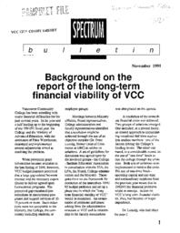 Spectrum Bulletin (November 1991)
